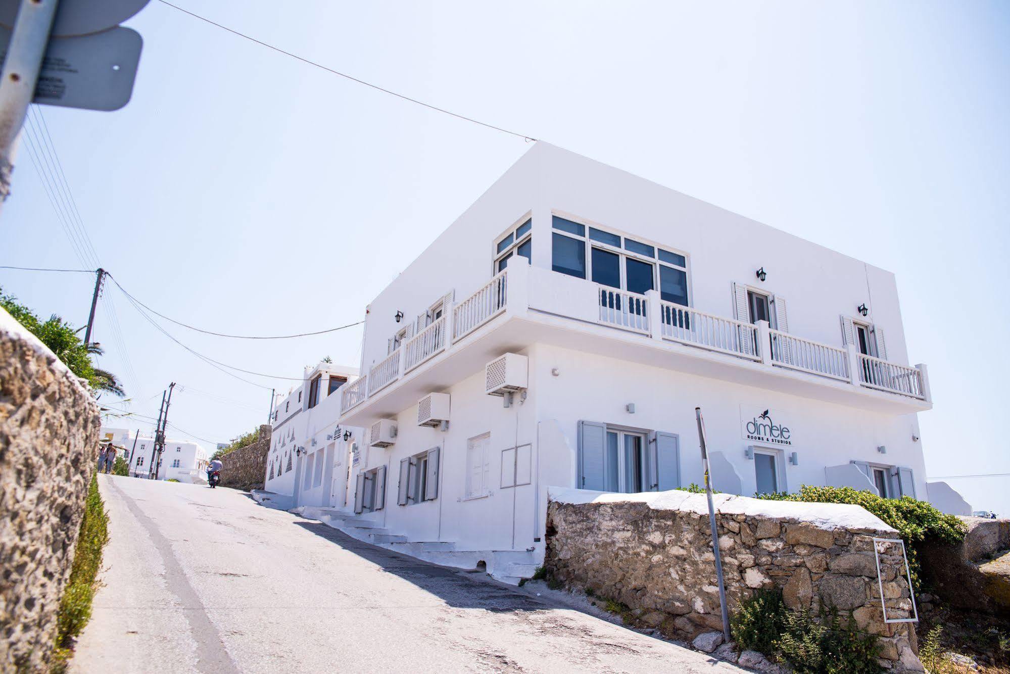 Dimele Rooms & Studios Mykonos Town ภายนอก รูปภาพ